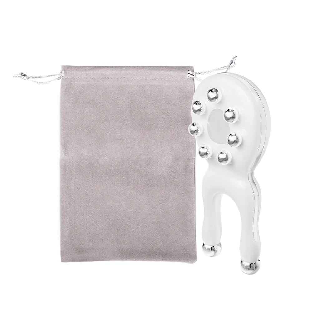 Electric Face Massager Nose Shaper Roller EMS Eye Massage Instrument Full Body SPA Vibration Massage Machine Light Therapy Tool