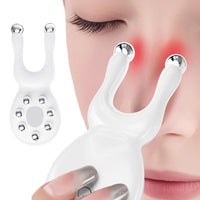 Electric Face Massager Nose Shaper Roller EMS Eye Massage Instrument Full Body SPA Vibration Massage Machine Light Therapy Tool